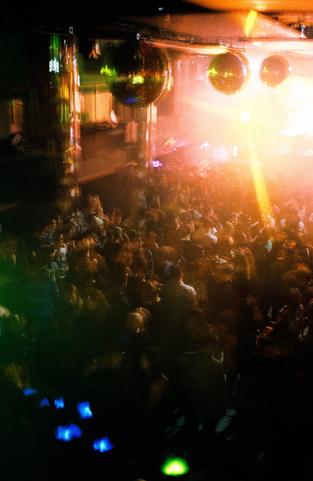 Portrait shot at a New York club night