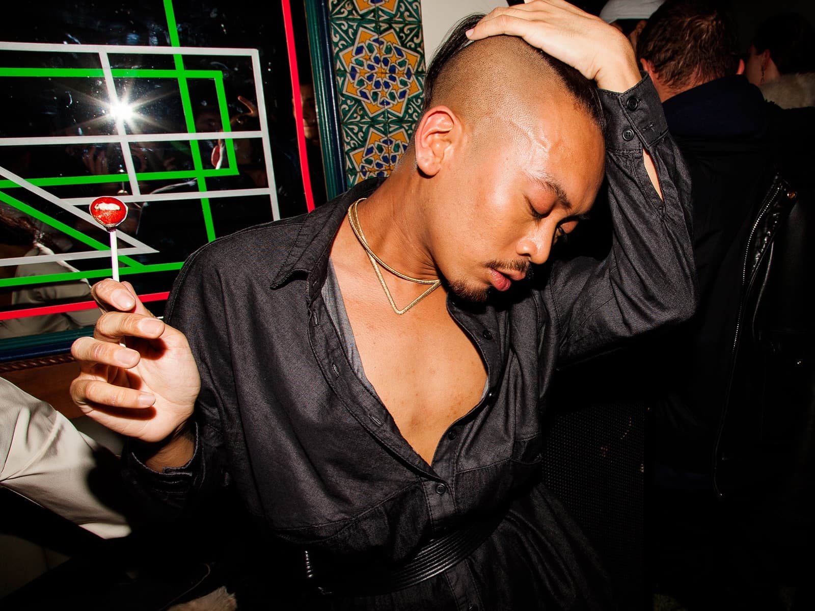 Nightlife editorial shot for W and Fiorucci
